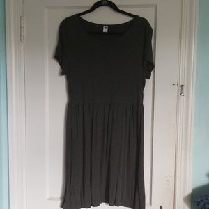 Charcoal Gray Knit Old Navy Dress Large